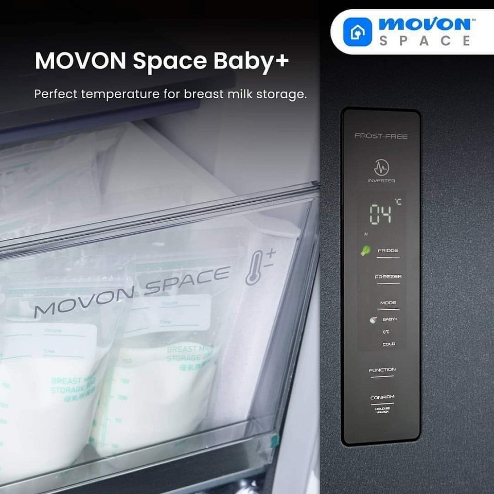 Movon Spaces untuk penyejukan khas susu bayi